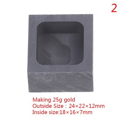 Graphitbarren-Barren-Formtiegel zum Schmelzen von Gold-Silber-Guss-RefiningC JI