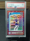 2024 PANINI DONRUSS OPTIC PREVIEW-RED WAVE #303 JJ MCCARTHY ROOKIE RC PSA 9