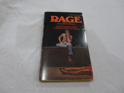 RAGE BY RICHARD BACHMAN - 1ST EDITION 1977- PAPERBACK BOOK RARE