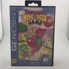 Barney's Hide  Seek - Case Only - Sega Genesis - Authentic No Game 