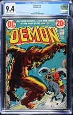 🔥 Demon #6 CGC 9.4 OWW DC 1973 Jack Kirby Story, Cover & Art