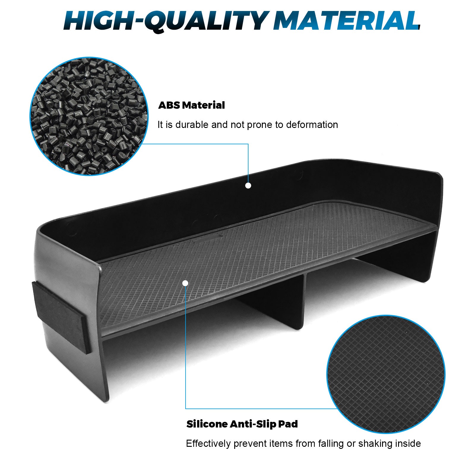 Center Console Storage Insert Tray Divider For Honda Pilot 2023-2025 Accessories