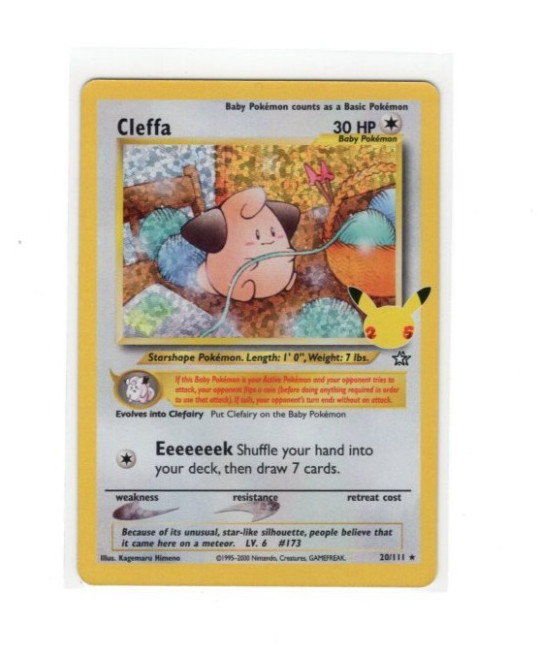 2021 Pokemon Celebrations Cleffa 20/111 Holo Rare