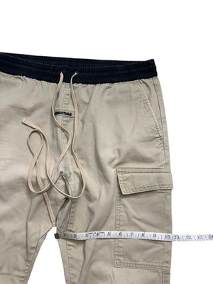 Fear of God Essentials Pants Mens Medium (36x28) Beige F.O.G Cargo