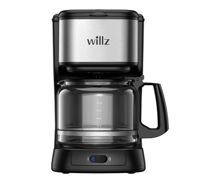 willz 12-Cup Drip Coffee Maker (Model: WLDC12BK09 Automatic Coffee Machine