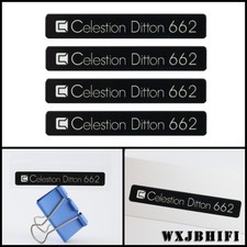 Celestion Ditton 662 altoparlante impermeabile adesivo logo distintivo 76 mm (2,99" X12 mm (0,47"