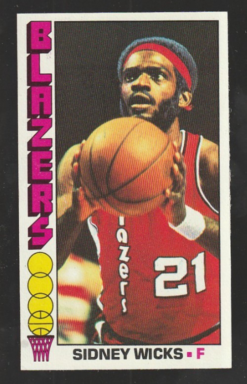 1976-77 Topps Basketball Sidney Wicks #31 Portland Trail Blazers