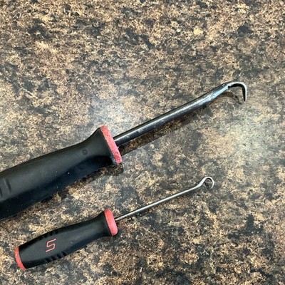 Snap On Tools Cotter Pin Puller Soft Grip Red Black Pick Small Lot Bundle 