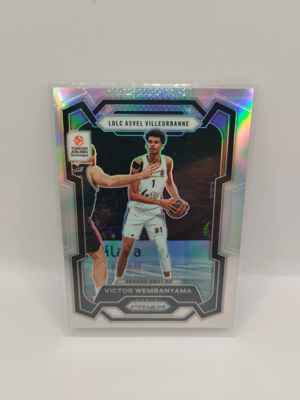 2023-24 Euroleague Prizm - Victor Wembanyama #11 (RC) silver prizm