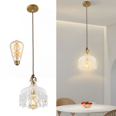 Gold Pendant Light Hanging Ceiling Light Fixture Kitchen Island Lamp Chandelier