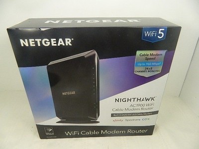 NETGEAR  Nighthawk C7000V2 AC1900 WiFi Cable Modem Router Combo Xfinity Spectrum