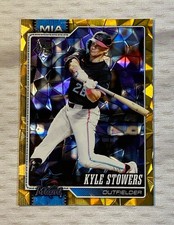 Kyle Stowers 2026 Topps Series 1 #293 Gold Diamanté Parallel /50 Marlins