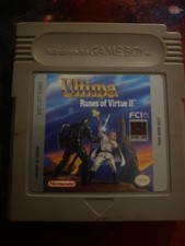 Ultima: Runes of Virtue  2 Authentic Tested And Works (Nintendo Game Boy, 1992)
