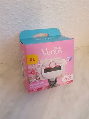 GILLETTE Venus Pro ComfortGlide Pomegranate Scented Rasiererklingen 6 St.