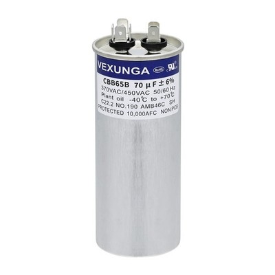 70uF 70 MFD Start Run Capacitor 370 440 450VAC CBB65 Motor AC Unit Pool Pump