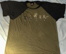 Korn Follow The Leader Baseball Shirt Army Green 90s Vintage Giant Large