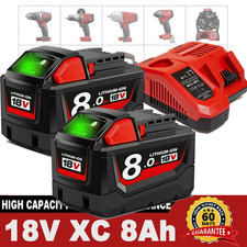 18V 5.0Ah 6.0Ah 9.0Ah Battery for Milwaukee M18 48-11-1860 48-11-1850 48-11-1828