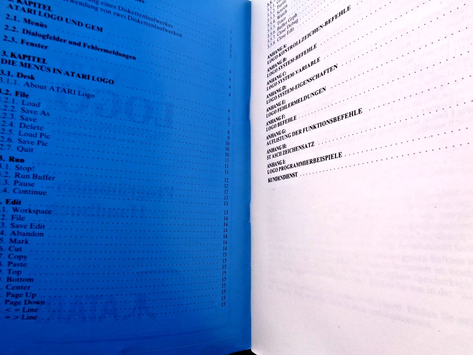 ATARI ST -- ATARI LOGO PROGRAMMIER-HANDBUCH (ATARI - BUCH) #2DE - Bild 2 von 4