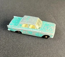 Vintage Matchbox Lesney Ford Zephyr 6 #33 Turquoise England 1963