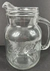 Vintage Coca-Cola Glass Pitcher – Classic Logo, Perfect for Collectors!