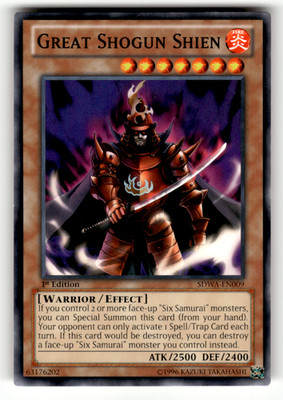 Great Shogun Shien SDWA-EN009 1st Edition Common Structure Deck: Samurai Warlord