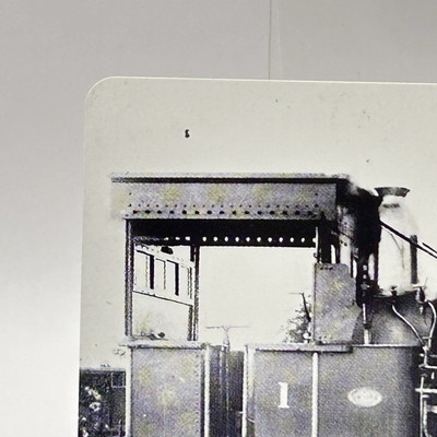 1800s Zenko Locomotive 1290 Series Railway Memorial JR Orange Card