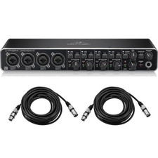Behringer U-PHORIA UMC404HD USB 2.0 Audio/MIDI Interface with Cable Pack
