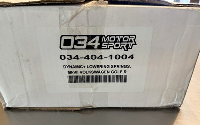 034 Motorsport Dynamic + Lowering Springs for MkVII Volkswagen Golf R