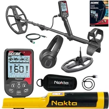 Nokta Triple Score PRO PACK Metal Detector w/ Accupoint Pinpointer & Holster