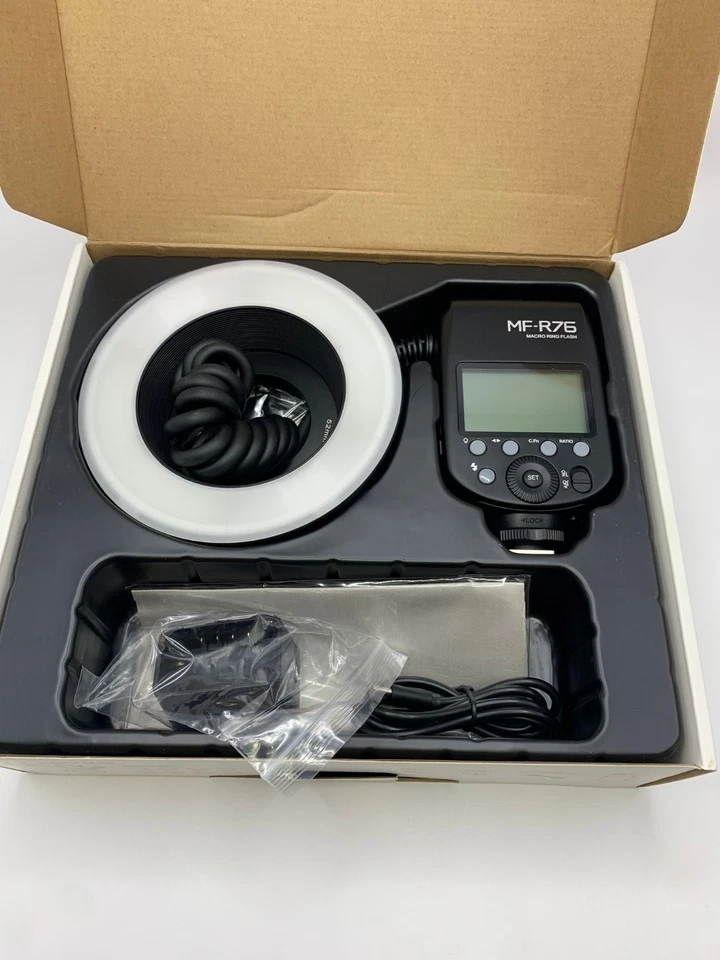 Godox MF-R76 Macro Ring Flash for Sony, for Canon, for Nikon, for Fuji Camera - Image 2 of 4