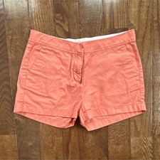 crewcuts Girls Coral Chino Shorts 100 Cotton Size 14 Flat Front Pockets