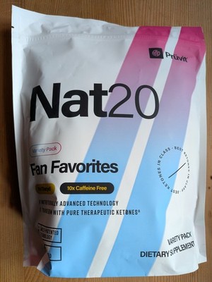 NAT 20 Prüvit Ketone Pruvit Mixpaket mit 20 Tüten Inhalt