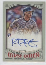 2016 Topps Gypsy Queen Auto Green 13/99 Rob Refsnyder #GQA-RR Auto 1u6