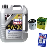 Mann Inspektionspaket 5L Liqui Moly Special Tec 5W-30 FüR Ford Focus C-Max 1.8