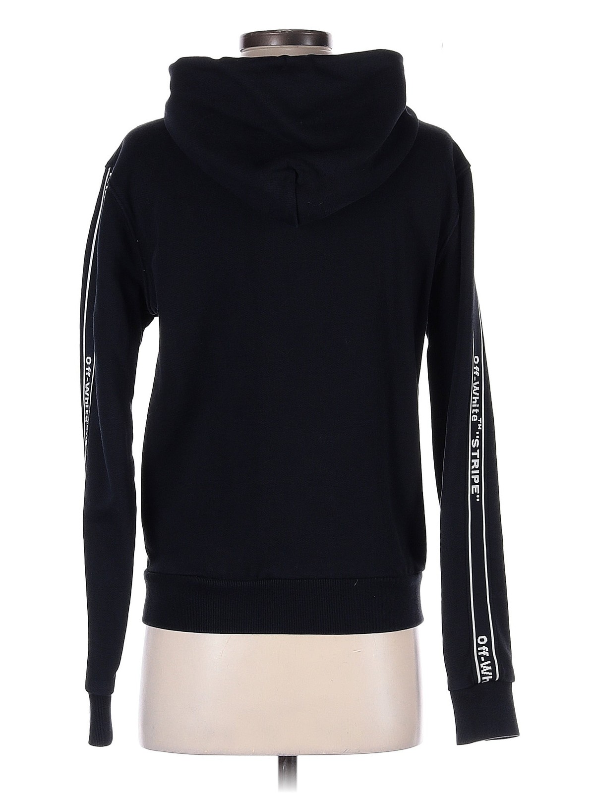 OFF-WHITE Women Black Zip Up Hoodie XS thumbnail 2