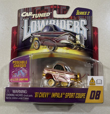 NEW 2026 CarTuned Lowriders Show Glow Series 2 '61 Chevy Impala Sport Coupe 8