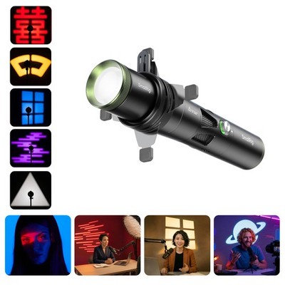 SmallRig RF 20C 20W Pro Portrait Background Zoom Light, 5400Lux at 1m, 5 Colors