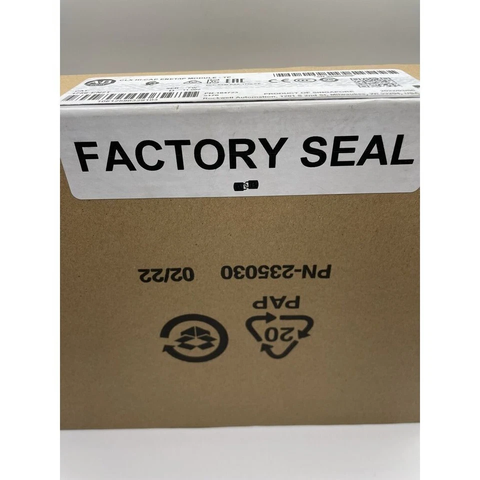 New Sealed Allen Bradley 1756EN2T ControlLogix EtherNet/IP 1756-EN2T US Free Tax - Image 3 of 3