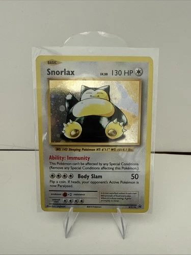 Pokémon TCG Snorlax XY179 Holo Promo 2016 Card