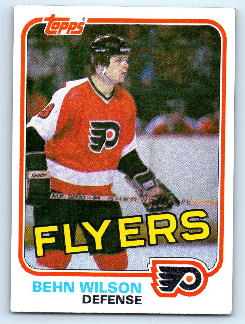 1981-82 Topps #45 Behn Wilson Philadelphia Flyers