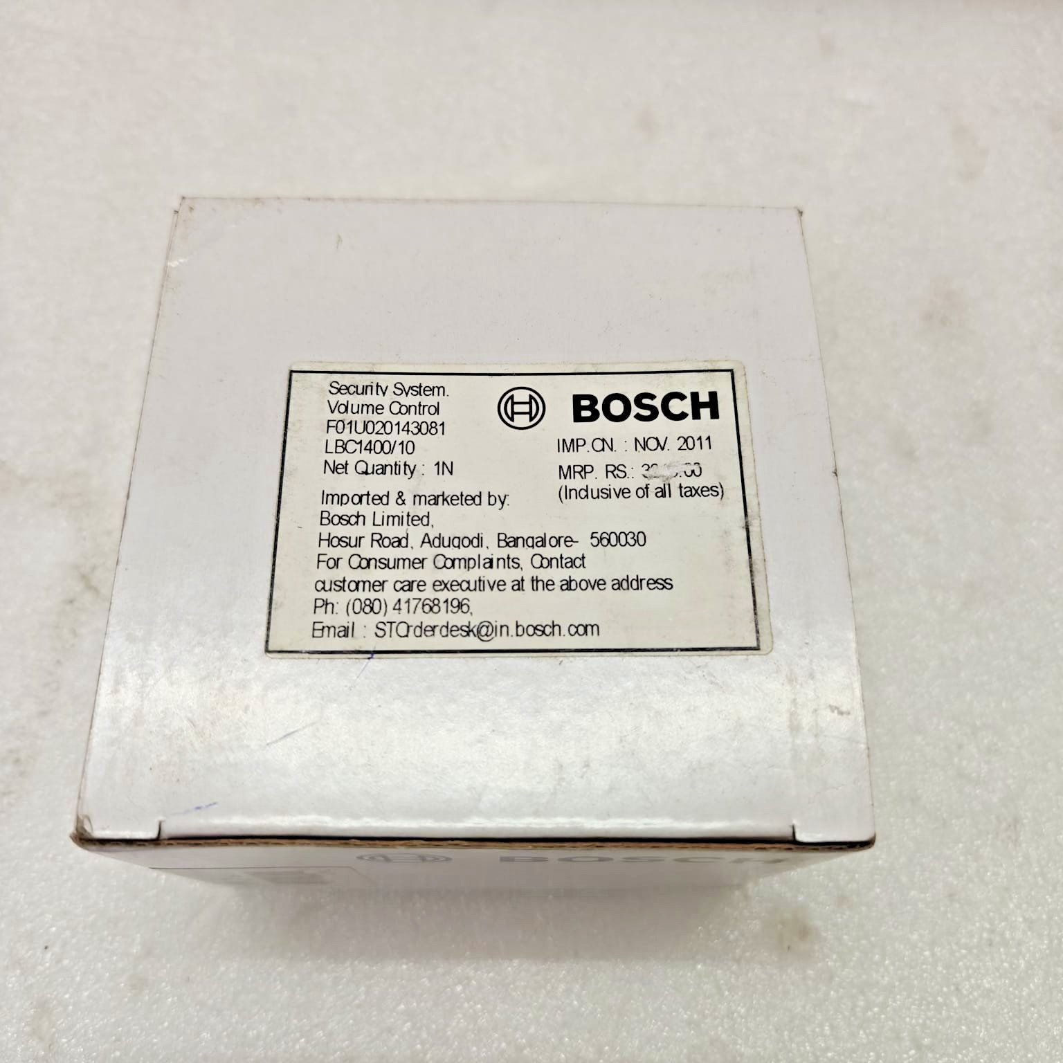 BOSCH V0LUME CONTROL 100V 12W LBC1400/10