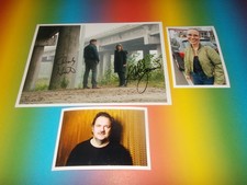 Charly Hübner + Anneke Kim Sarnau Police Call 110 Signed Autograph 20x28 Photo