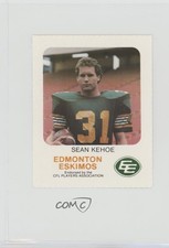 1981 Red Rooster Edmonton Eskimos Sean Kehoe 0a3