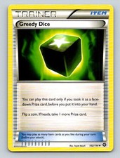 Greedy Dice 102/114 Uncommon Steam Siege Pokemon Lightly Played