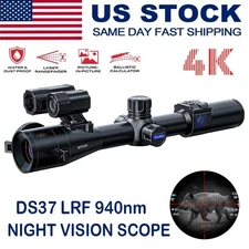 PARD DS37LRF 100mm 940nm Night Stalker 4K Night Vision Scope 3840*2160Resolution