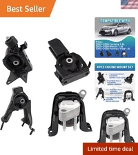 Alloy Steel Engine Mount Kit - Direct OE Replacement for Corolla & Pontiac Vibe