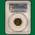 1909-S VDB Lincoln Wheat Cent Good PCGS G Coin, Corrosion #39481