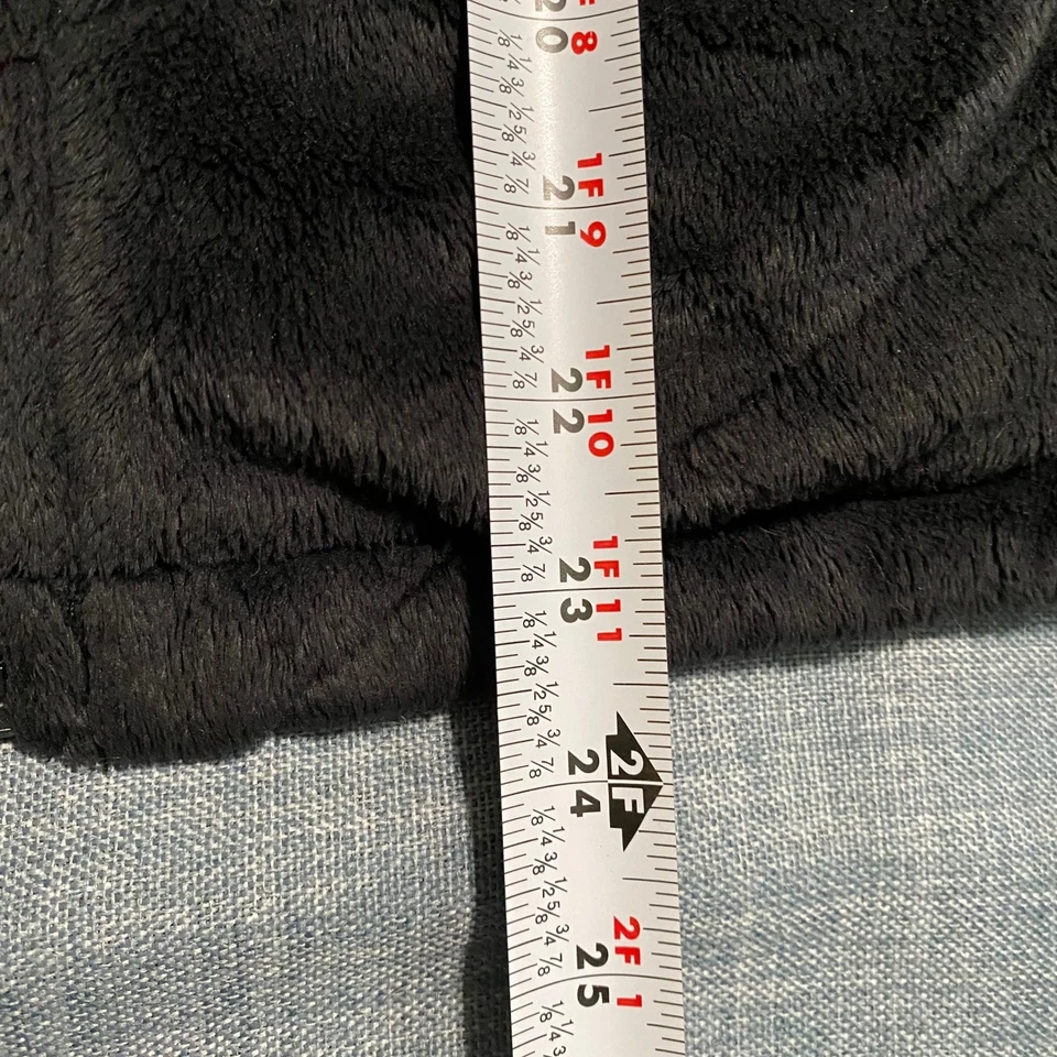 Columbia Womens Black Fleece Reversible Quilted Zip Up Vest Size S - Image 3 of 4