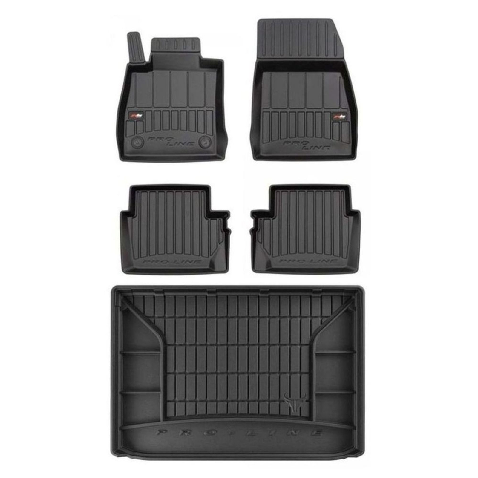 Tapis de sol et coffre Frogum Pro-Line en TPE noir pour Ford Puma dès 2019