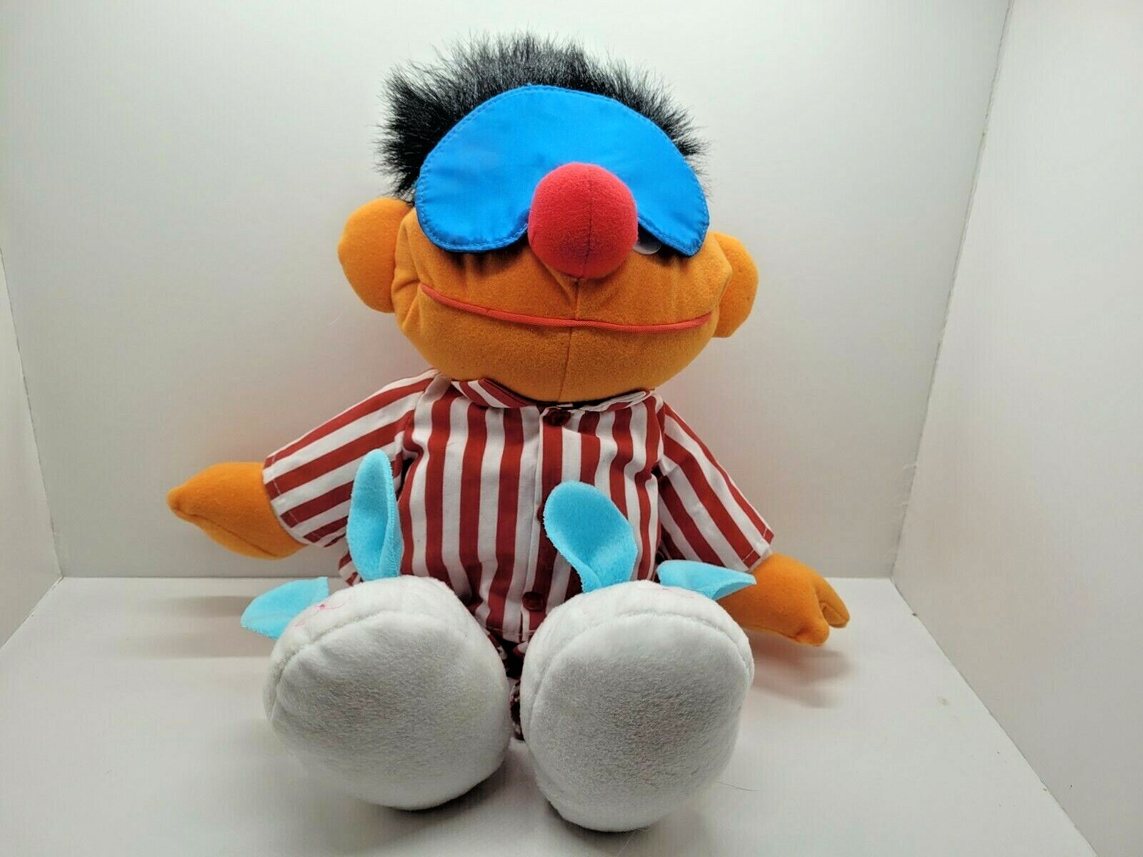 Vintage '96 Tyco Sesame Street Sleep & Snore Ernie Talking & Singing